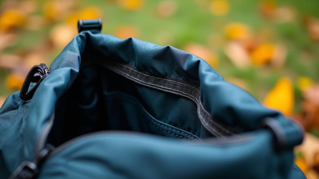 water repellent inner pocket